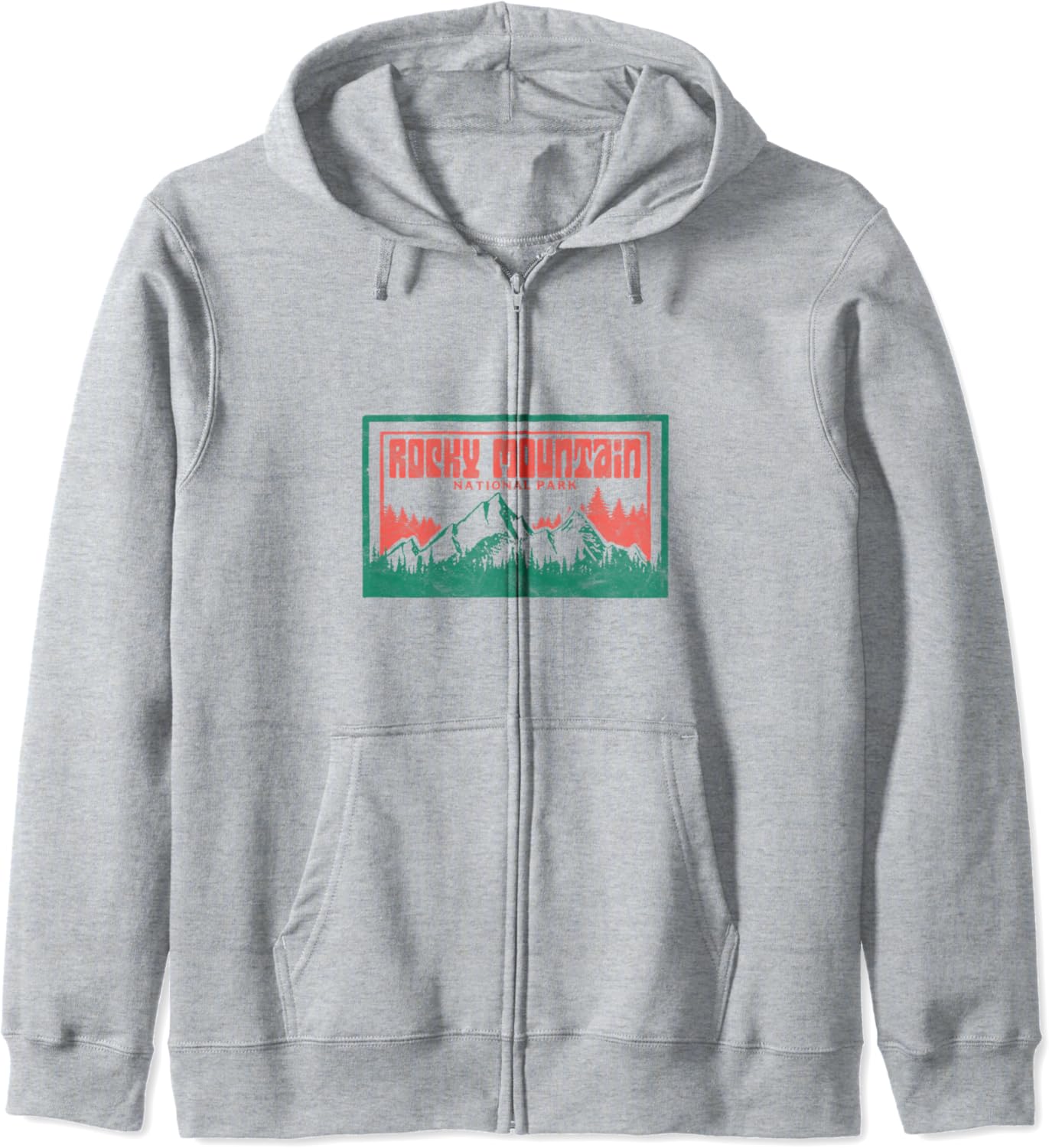 Vintage Rocky Mountain National Park Retro Colorado Zip Hoodie Amazon